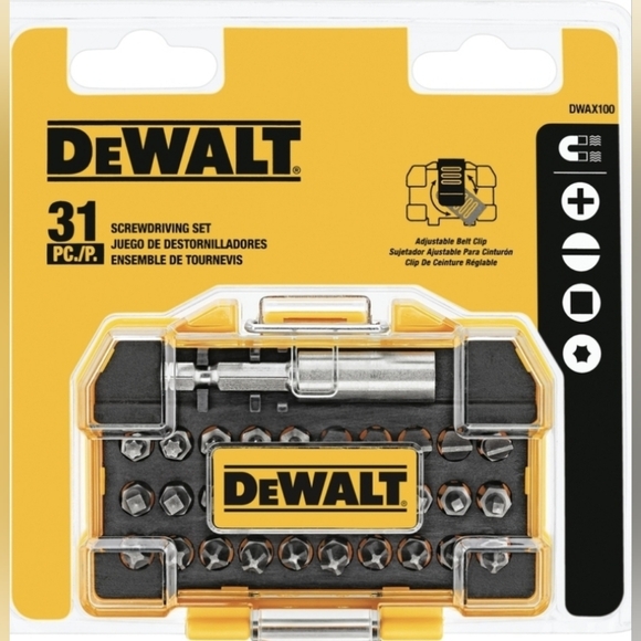 DEWALT 31-Piece Screwdriving Bit Set - Black and Yellow - Picture 4 of 7